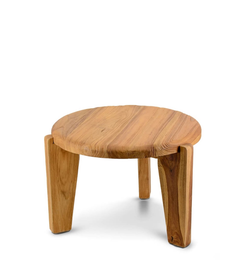 Moycor, table d’appoint en bois massif, photo du marchand