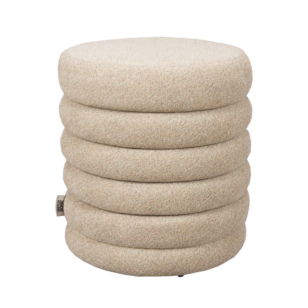 Dutchbone, pouf en tissu ou velours, photo du marchand