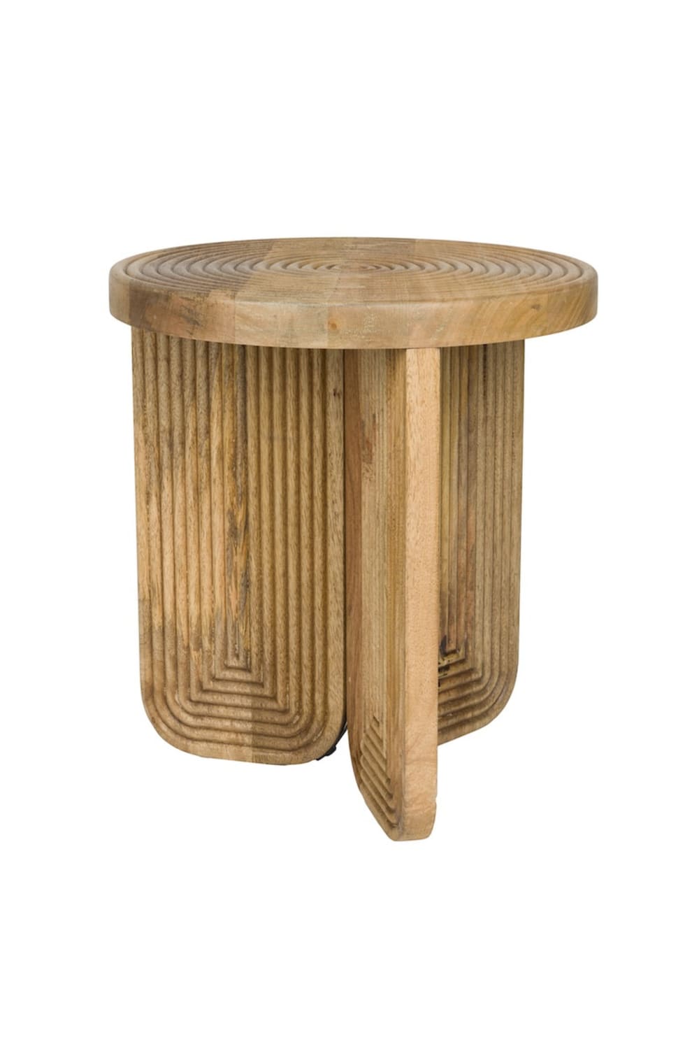 Table d’appoint en bois massif, photo du marchand