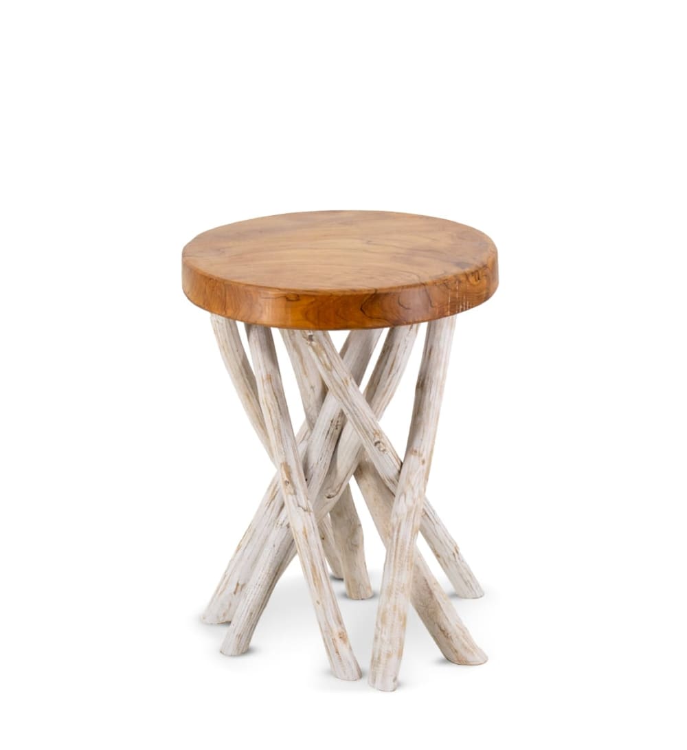 Moycor, table d’appoint en bois massif, photo du marchand