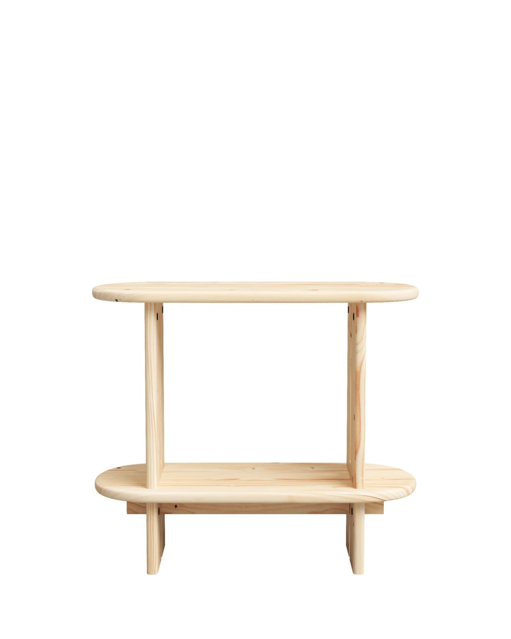 Hannun, table d’appoint en bois massif, photo du marchand