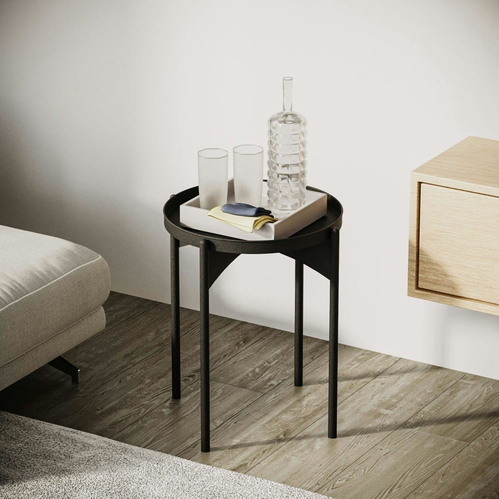 Pier Import, table d’appoint en métal, photo du marchand