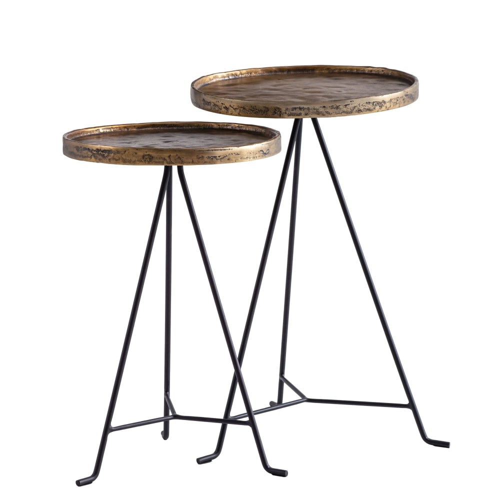 FineBuy, tables gigognes en métal, photo du marchand