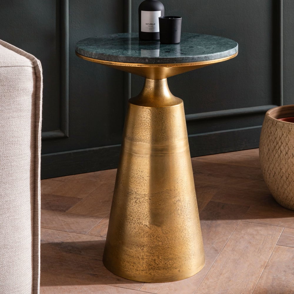 FineBuy, table d’appoint en marbre, photo du marchand
