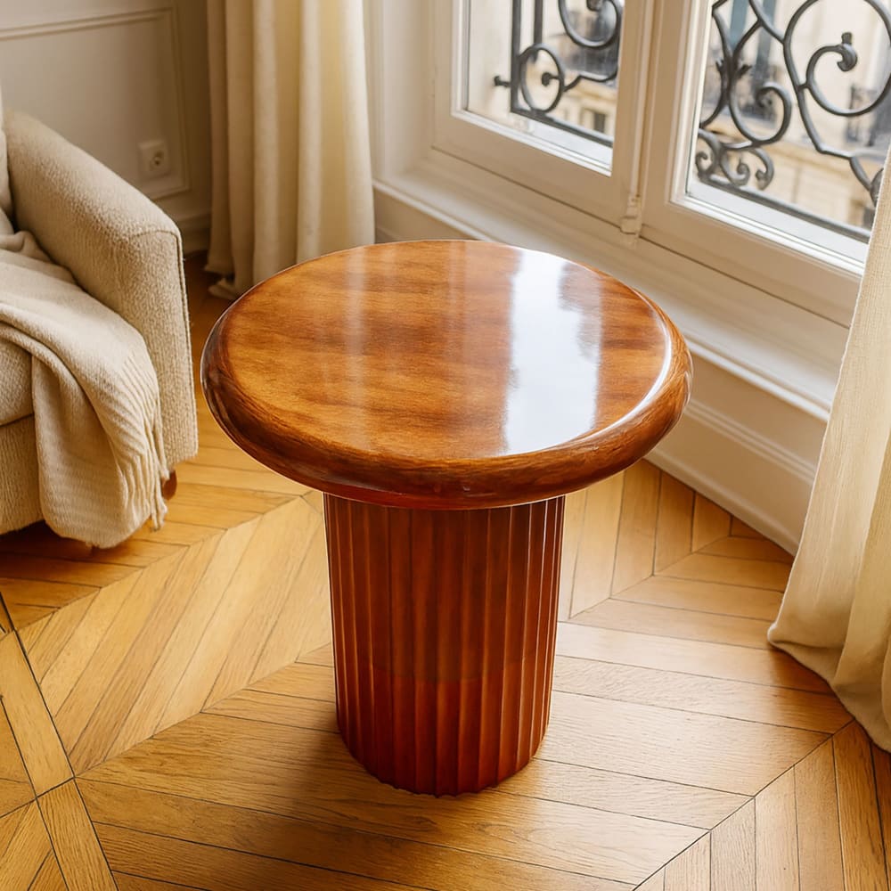 Now’s Home, table d’appoint en bois massif, photo du marchand