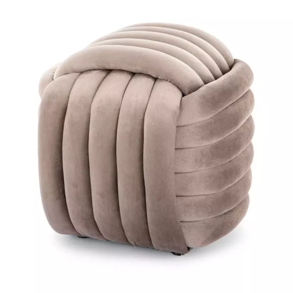 Meubles & Design, pouf en tissu ou velours, photo du marchand