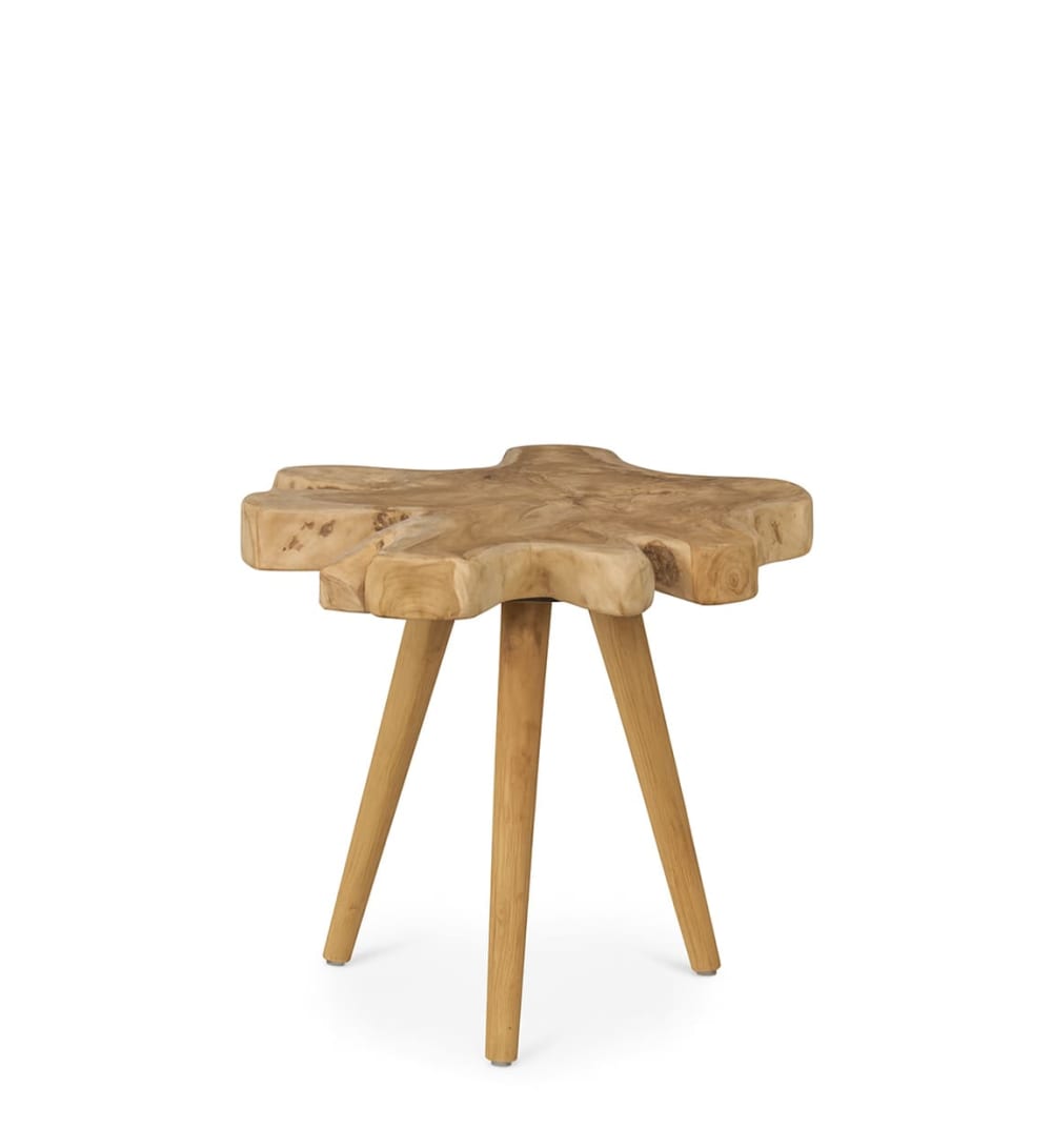 Moycor, table d’appoint en bois massif, photo du marchand