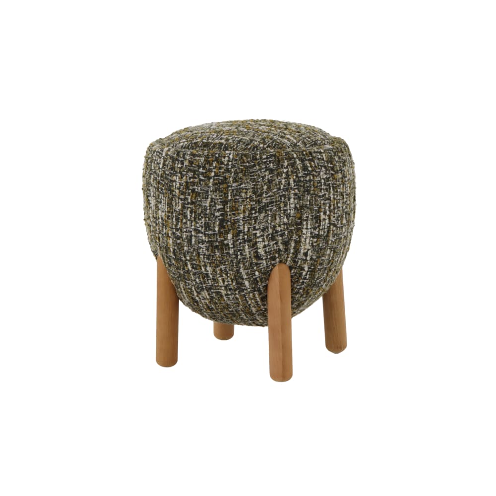 Woodek, pouf en tissu ou velours, photo du marchand