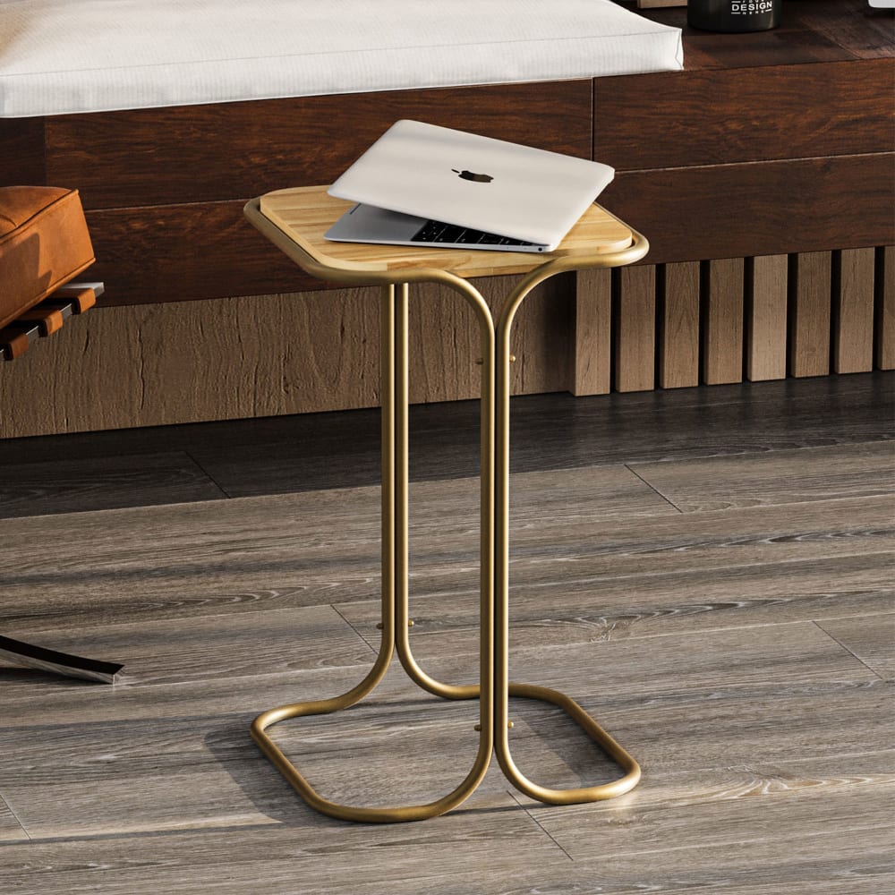 Maison et Styles, table d’appoint en métal, photo du marchand