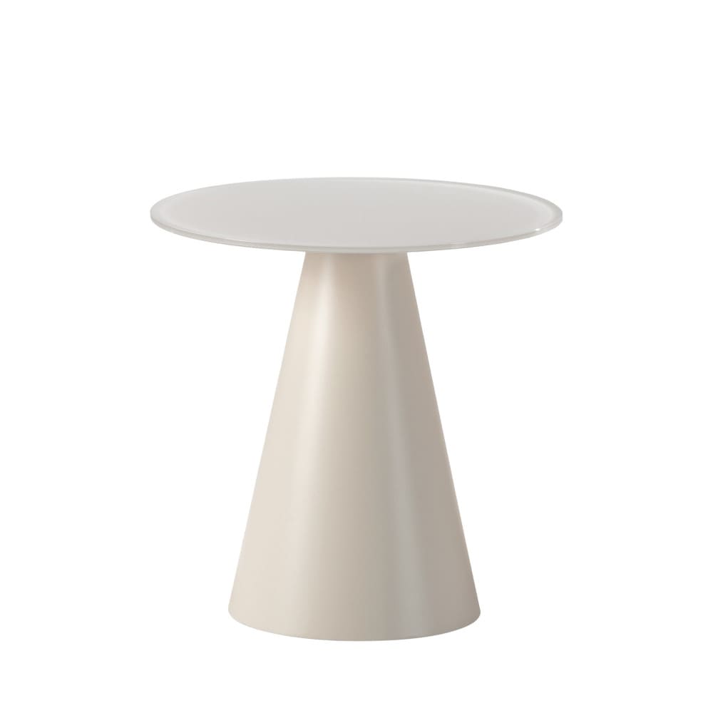 Drawer, table d’appoint en verre, photo du marchand
