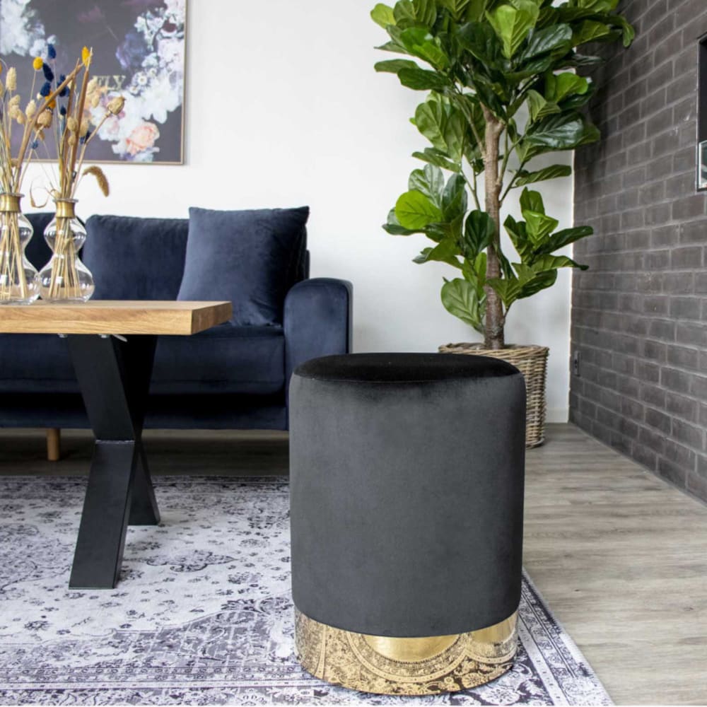 Moloo, pouf en tissu ou velours, photo du marchand
