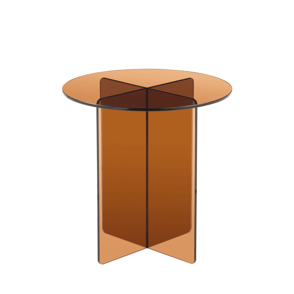 Drawer, table d’appoint en verre, photo du marchand
