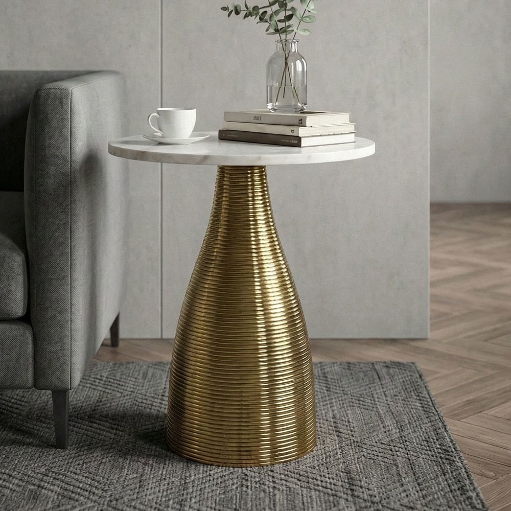 FineBuy, table d’appoint en métal, photo du marchand