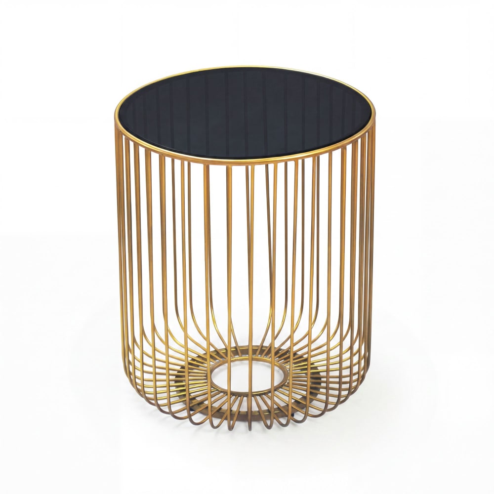 FineBuy, table d’appoint en verre, photo du marchand