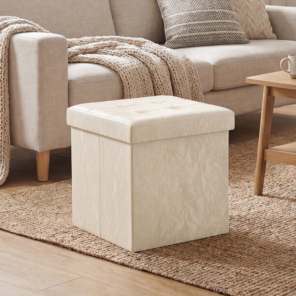 Songmics, pouf en tissu ou velours, photo du marchand