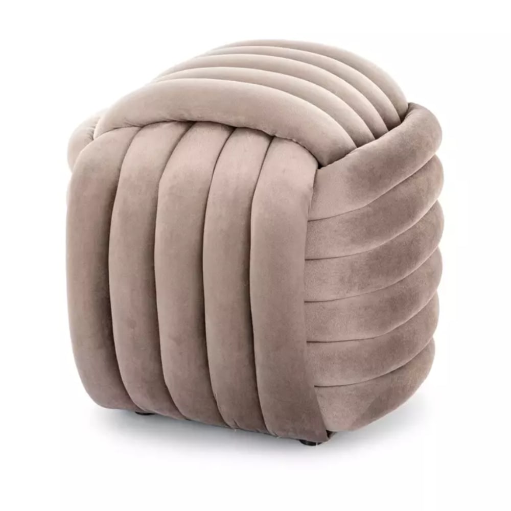 MSO, pouf en tissu ou velours, photo du marchand