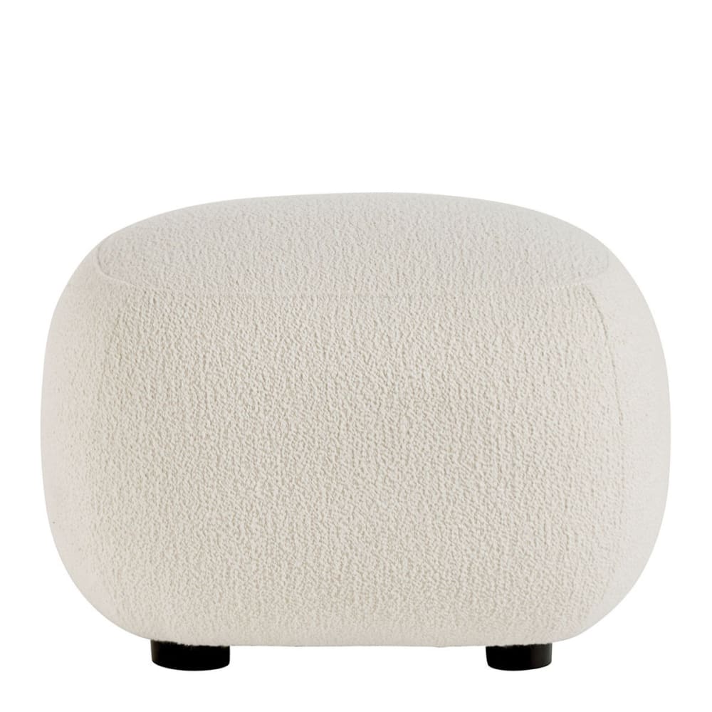 Blanc d’Ivoire, pouf en tissu ou velours, photo du marchand
