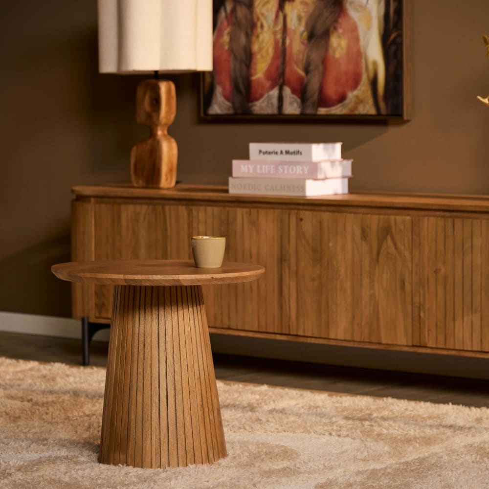 Pier Import, table d’appoint en bois, photo du marchand