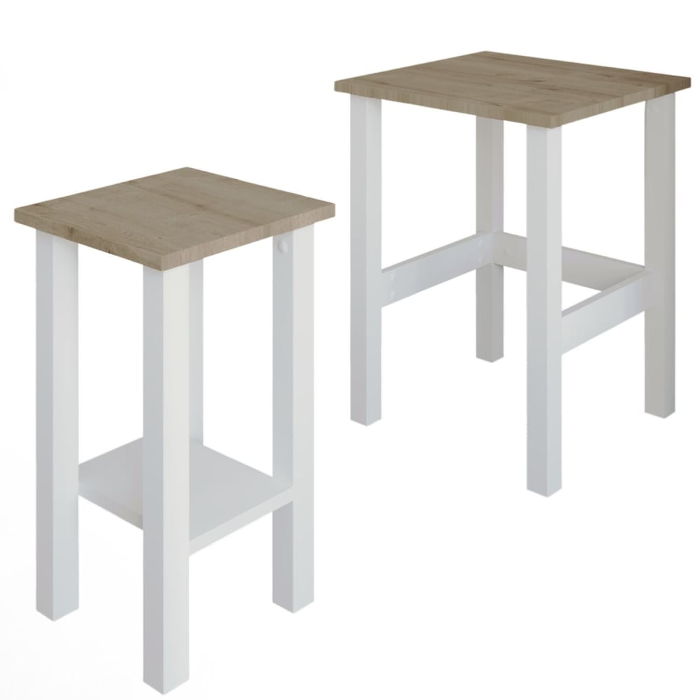 Toilinux, tables gigognes en bois, photo du marchand