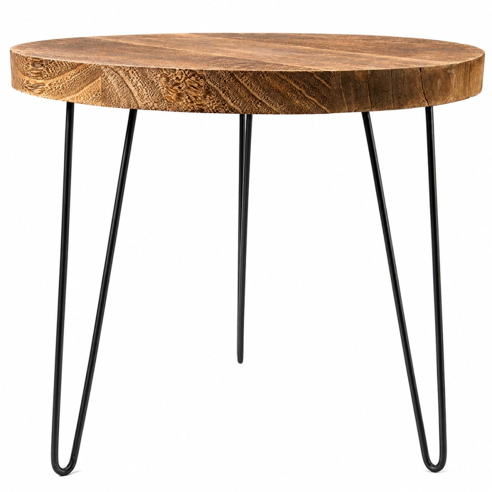Decostars, table d’appoint en bois massif, photo du marchand