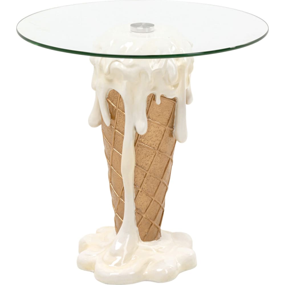 Kare Design, table d’appoint en verre, photo du marchand