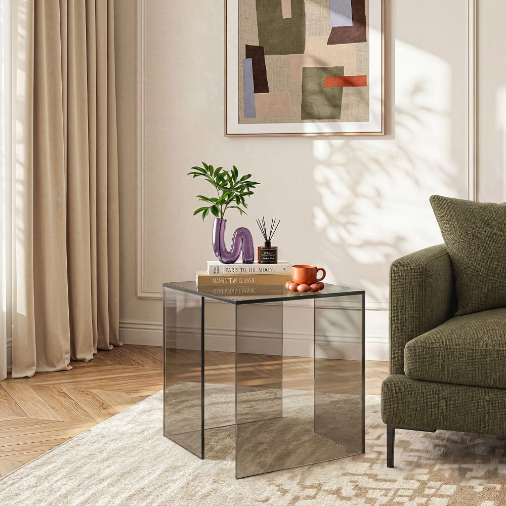 Habitat, table d’appoint en verre, photo du marchand