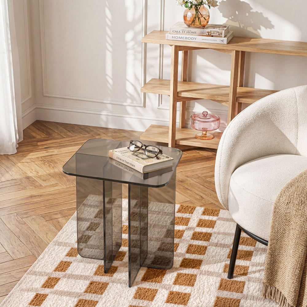 Habitat, table d’appoint en verre, photo du marchand