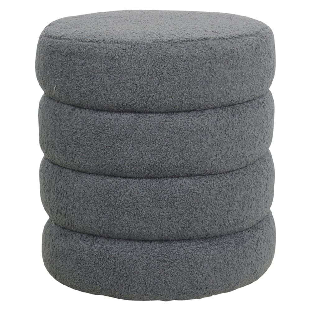 Zago, pouf en tissu ou velours, photo du marchand