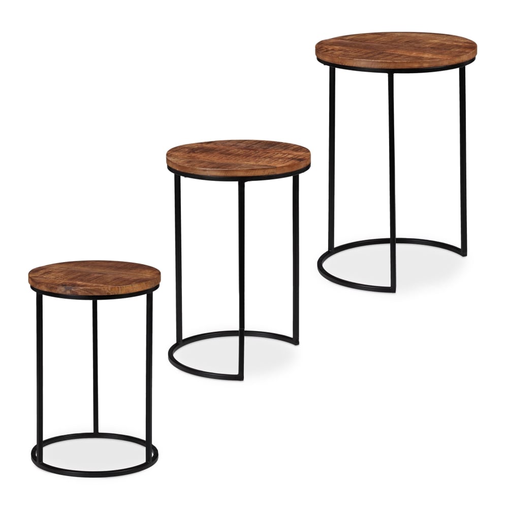 Helloshop26, table d’appoint en bois, photo du marchand