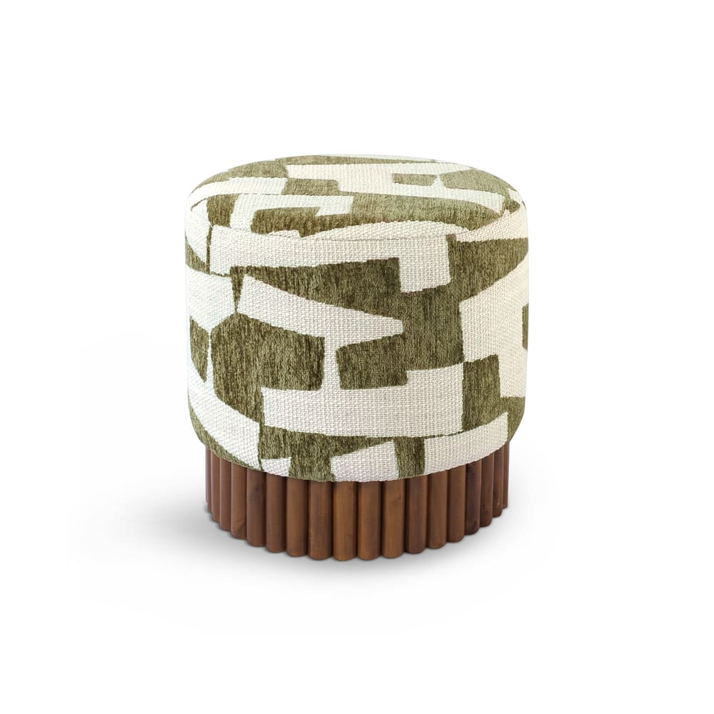 Premium Interiors, pouf en tissu ou velours, photo du marchand