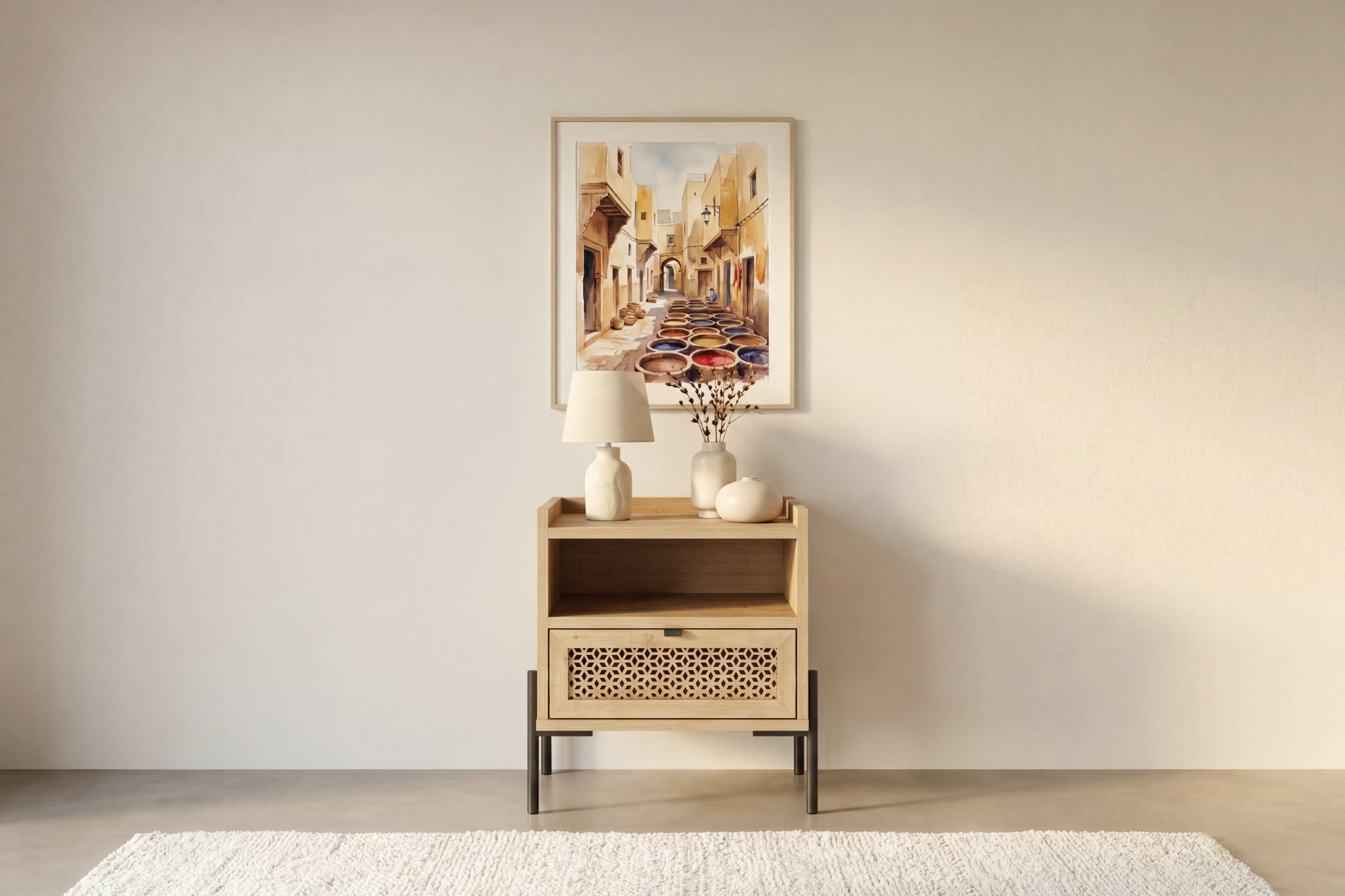 Casanova Paris, table de chevet en panneau, photo du marchand