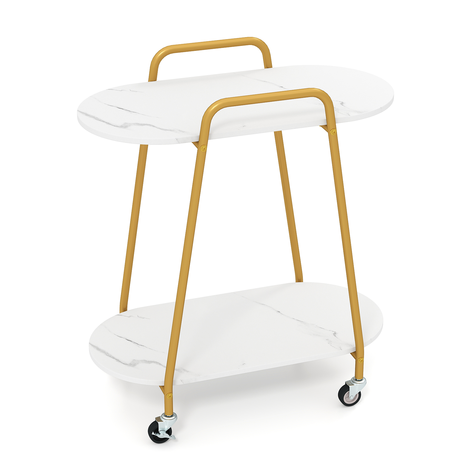 Costway, table d’appoint en marbre, photo du marchand