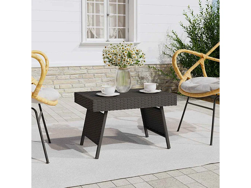vidaXL, table d’appoint en rotin, photo du marchand