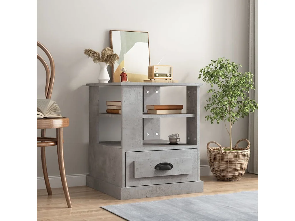 vidaXL, table d’appoint en bois, photo du marchand