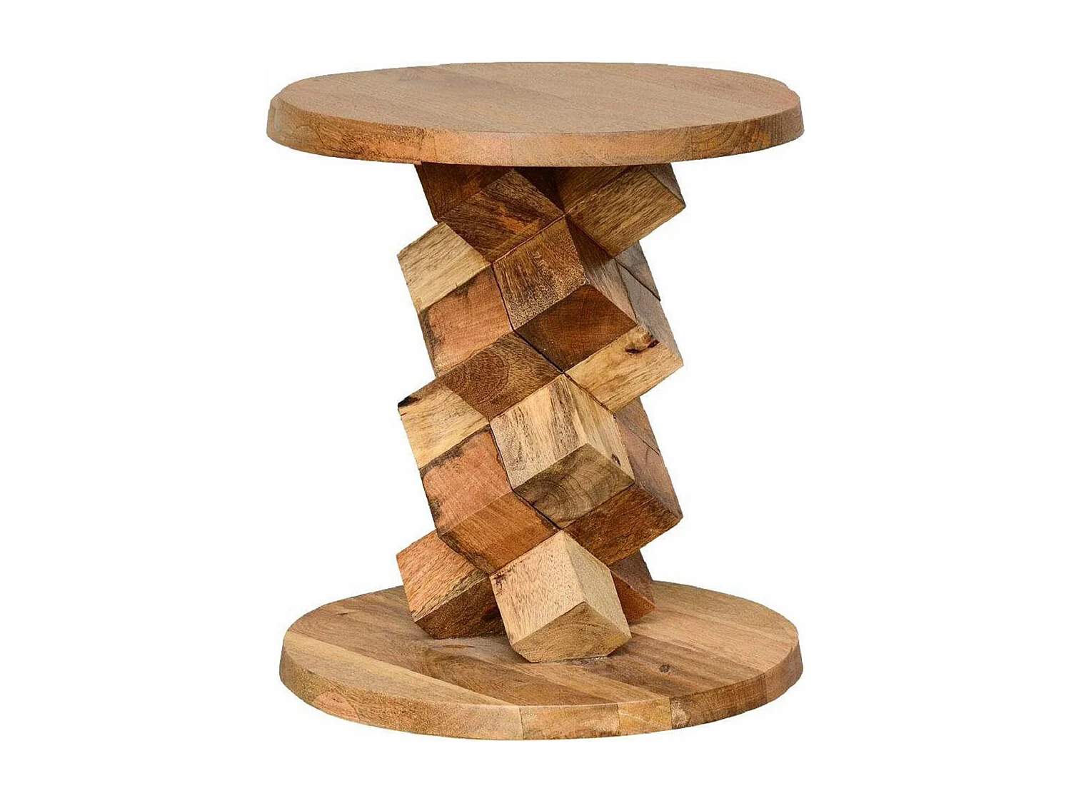 Loft24, table d’appoint en bois, photo du marchand