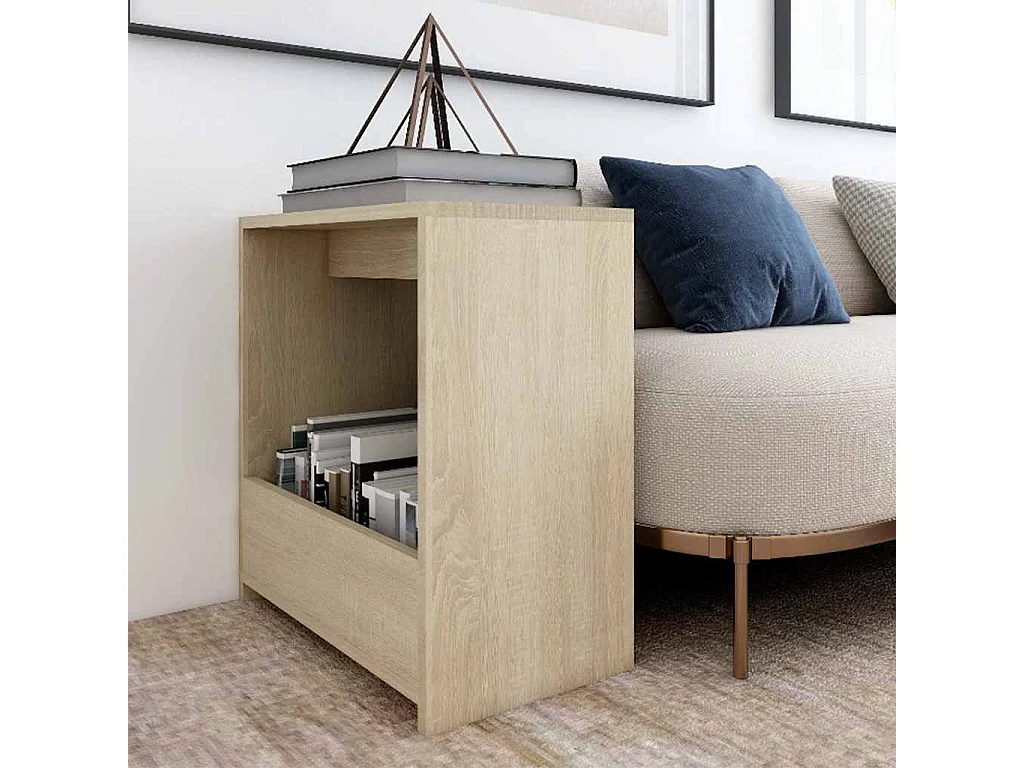 vidaXL, table d’appoint en bois, photo du marchand