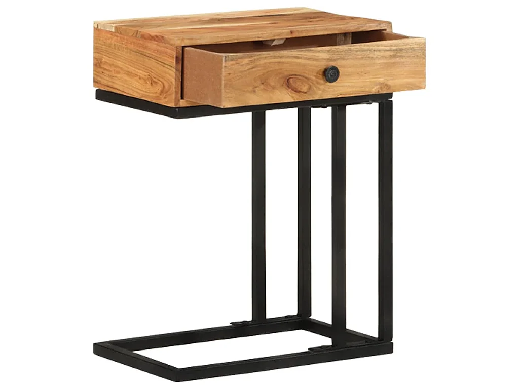 vidaXL, table d’appoint en bois, photo du marchand