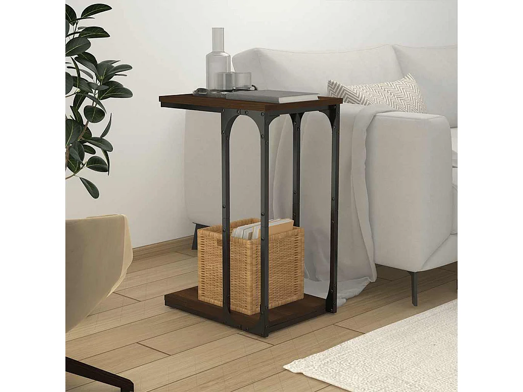 vidaXL, table d’appoint en bois, photo du marchand