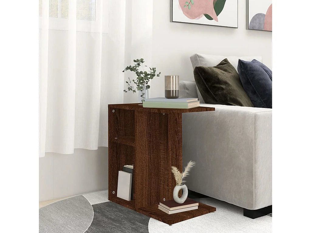 vidaXL, table d’appoint en bois, photo du marchand