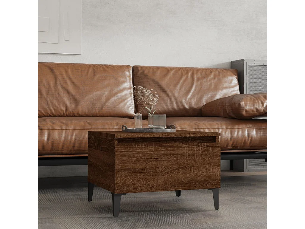 vidaXL, table d’appoint en bois, photo du marchand