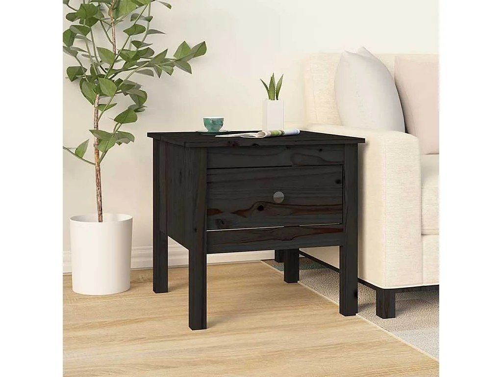 vidaXL, table d’appoint en bois, photo du marchand