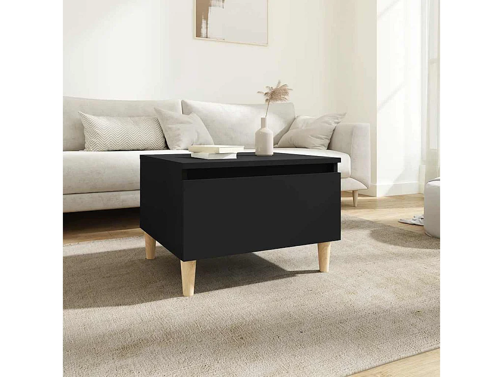 vidaXL, table d’appoint en bois, photo du marchand