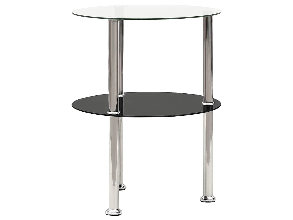 vidaXL, table d’appoint en verre, photo du marchand