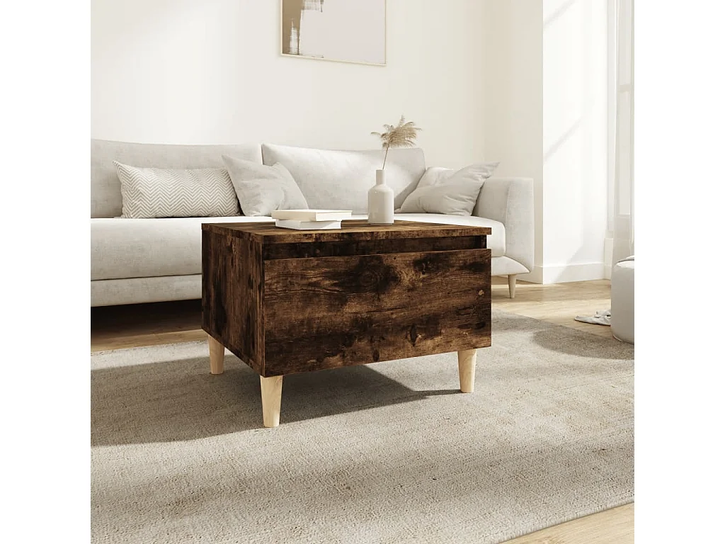 vidaXL, table d’appoint en bois, photo du marchand