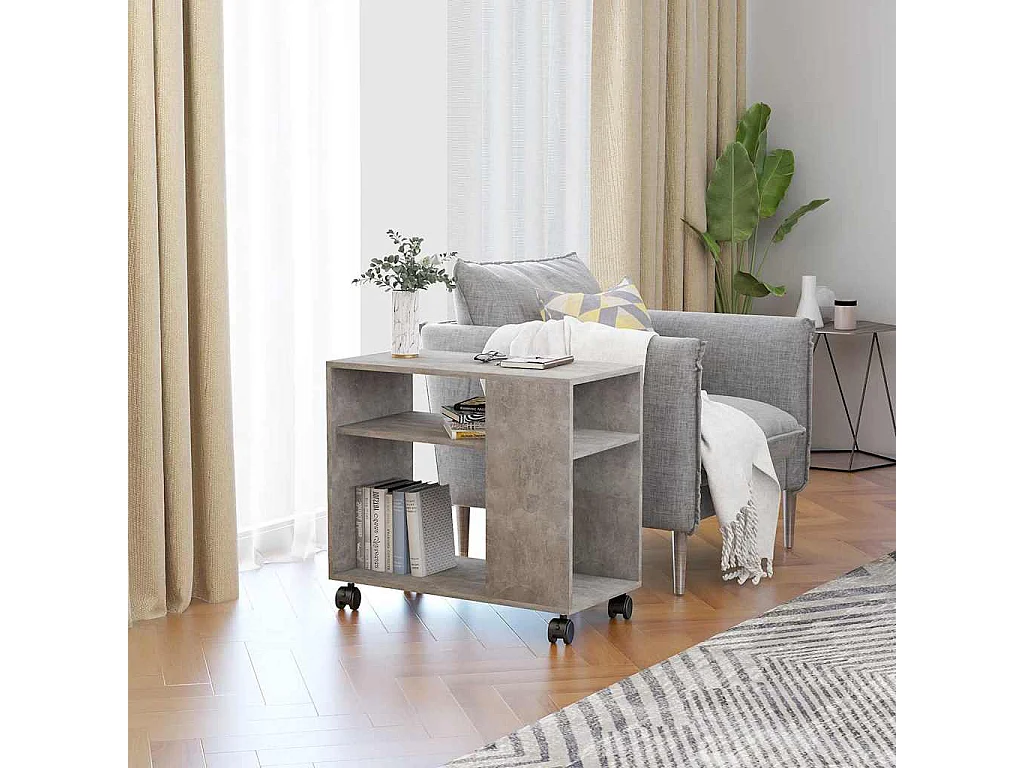 vidaXL, table d’appoint en panneau, photo du marchand