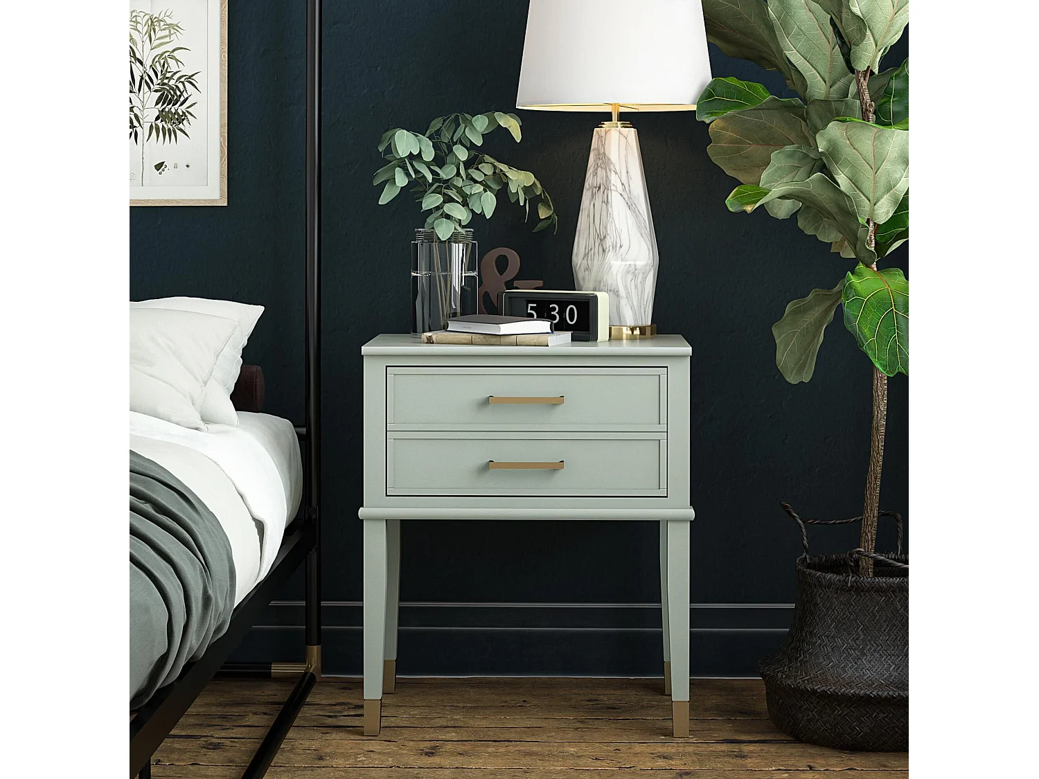 Dorel Home, table d’appoint en bois, photo du marchand