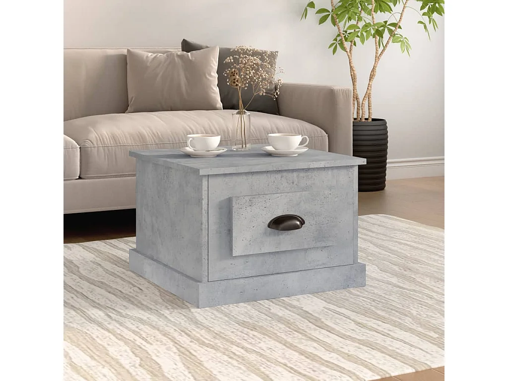 Vente-unique, table basse en bois, photo du marchand