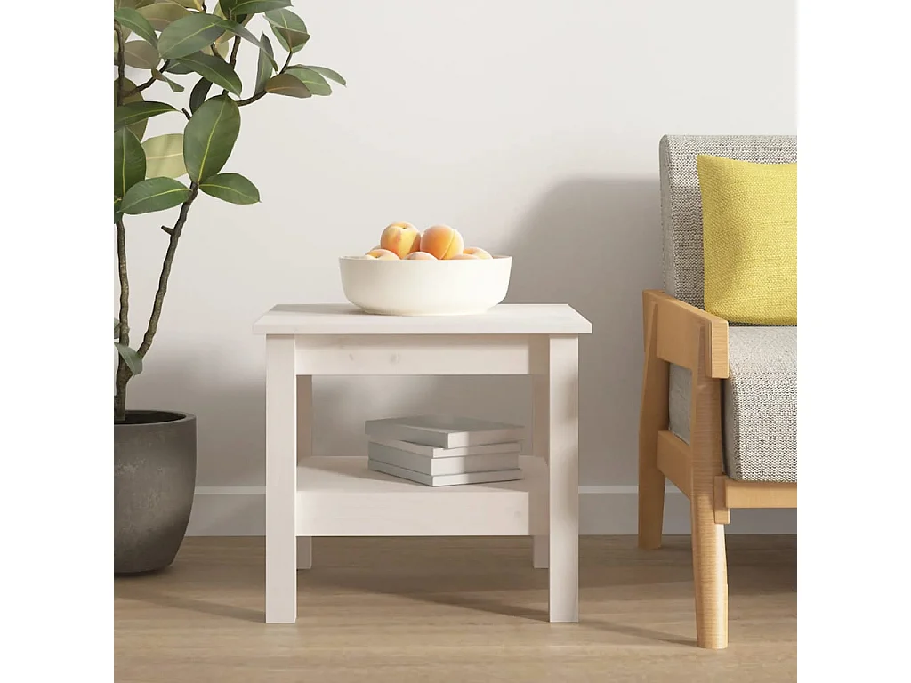 Vente-unique, table basse en bois, photo du marchand