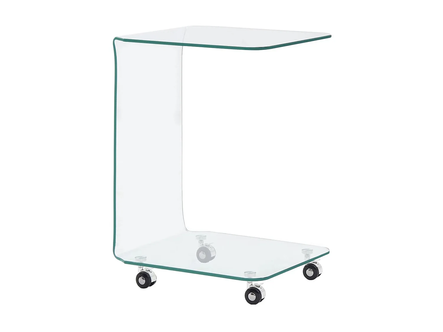 Vente-unique, table basse en verre, photo du marchand