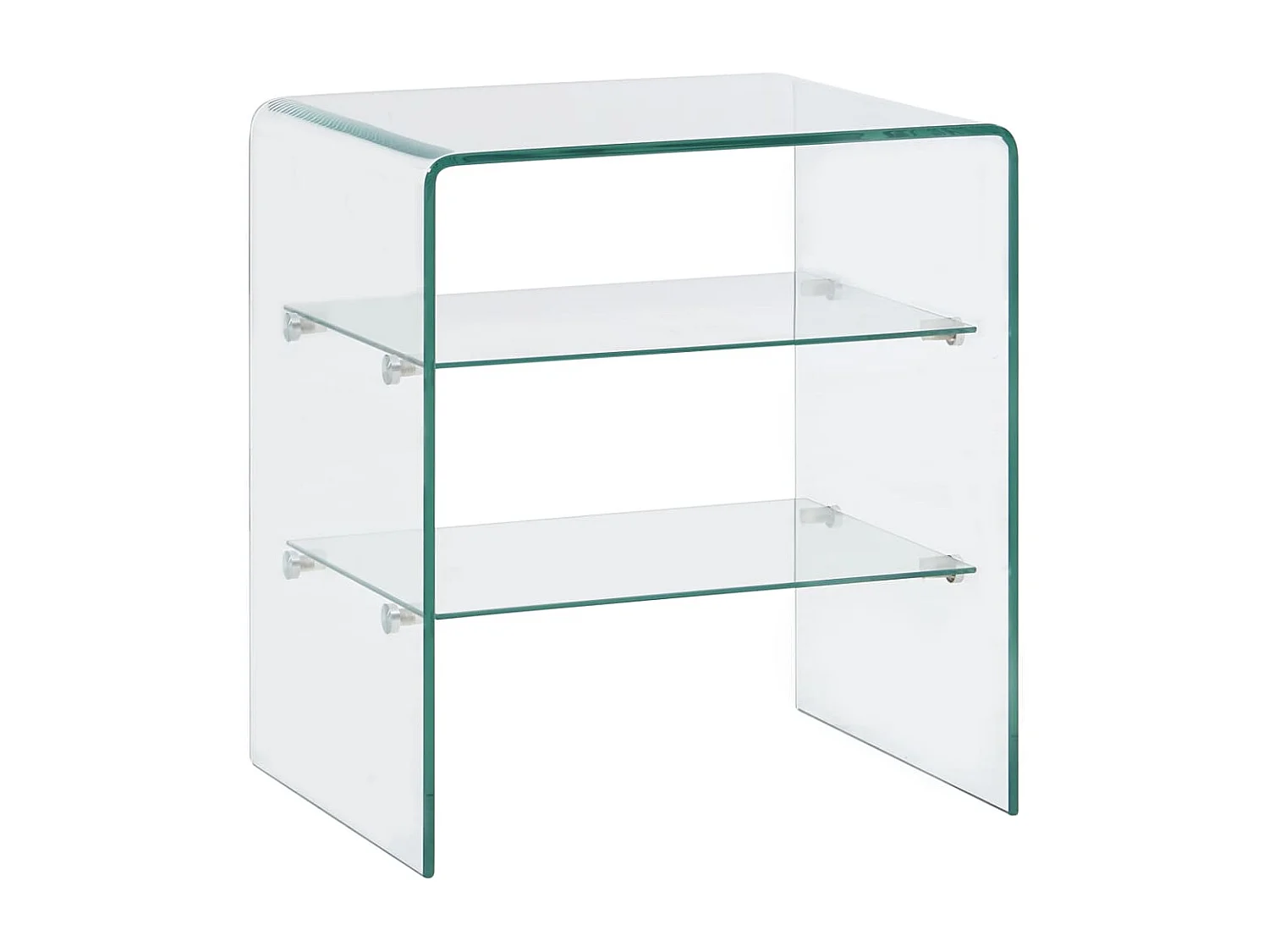 Vente-unique, table basse en verre, photo du marchand